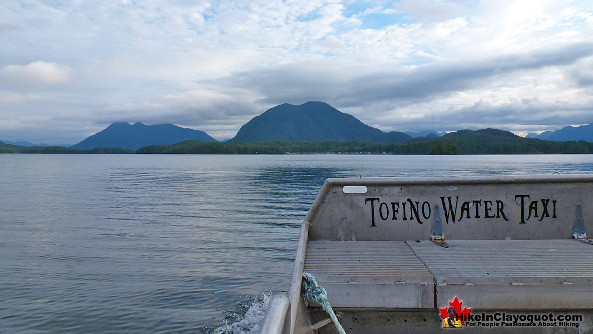 Tofino Water Taxi Boat View