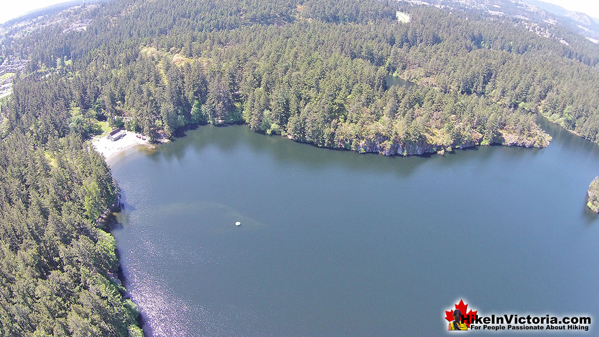 Thetis Lake Provincial Park Aerial View