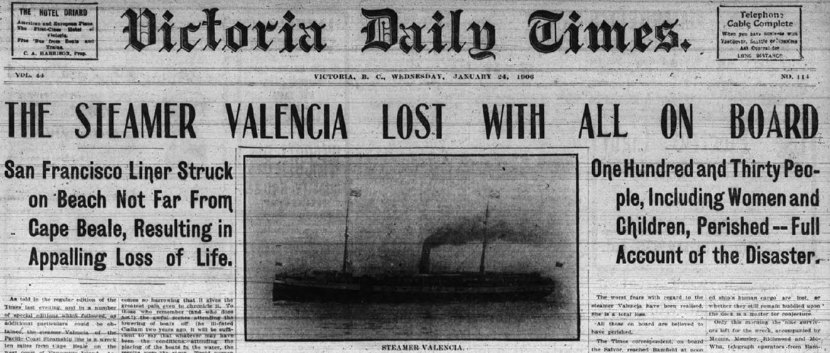 Victoria Daily Times Valencia Lost