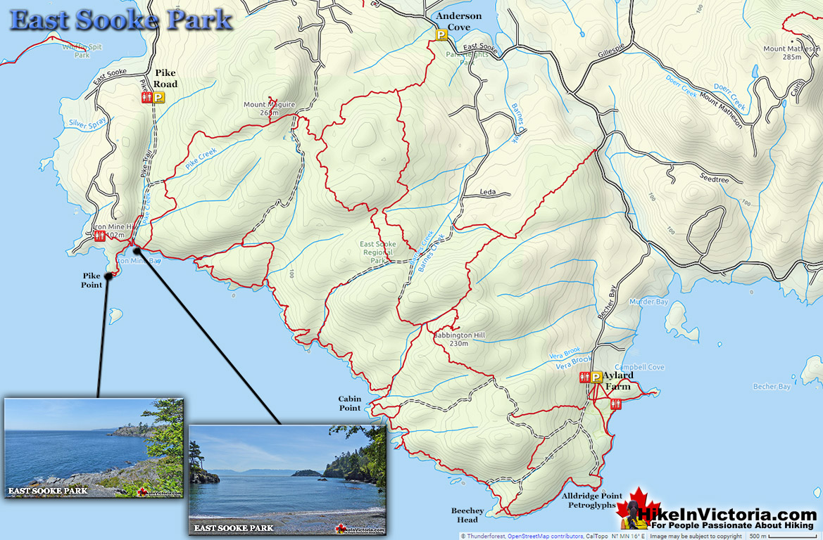 East Sooke Park Trail Map